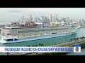 Passenger injured on water slide aboard world’s largest cruise ship  - 01:33 min - News - Video