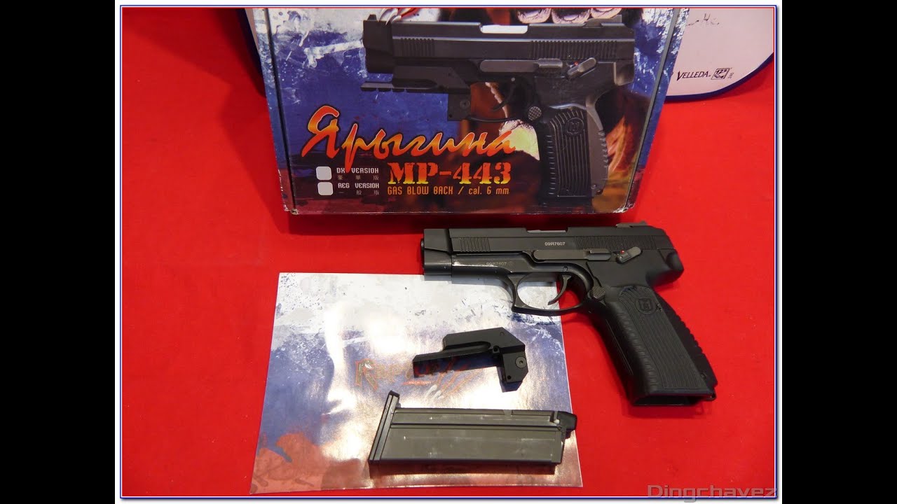 Airsoft - Raptor MP-443 Grach shooting tests
