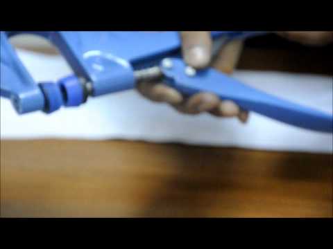 Micron H-1 Hand Pliers Self Piercing Grommet Installation