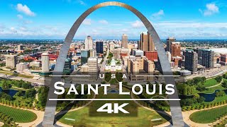 Saint Louis, Missouri - USA 🇺🇸 - by drone [4K]
