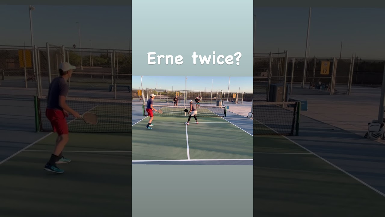 Erne Twice ? #pickleball #Highlights #Sports #Fun #Action