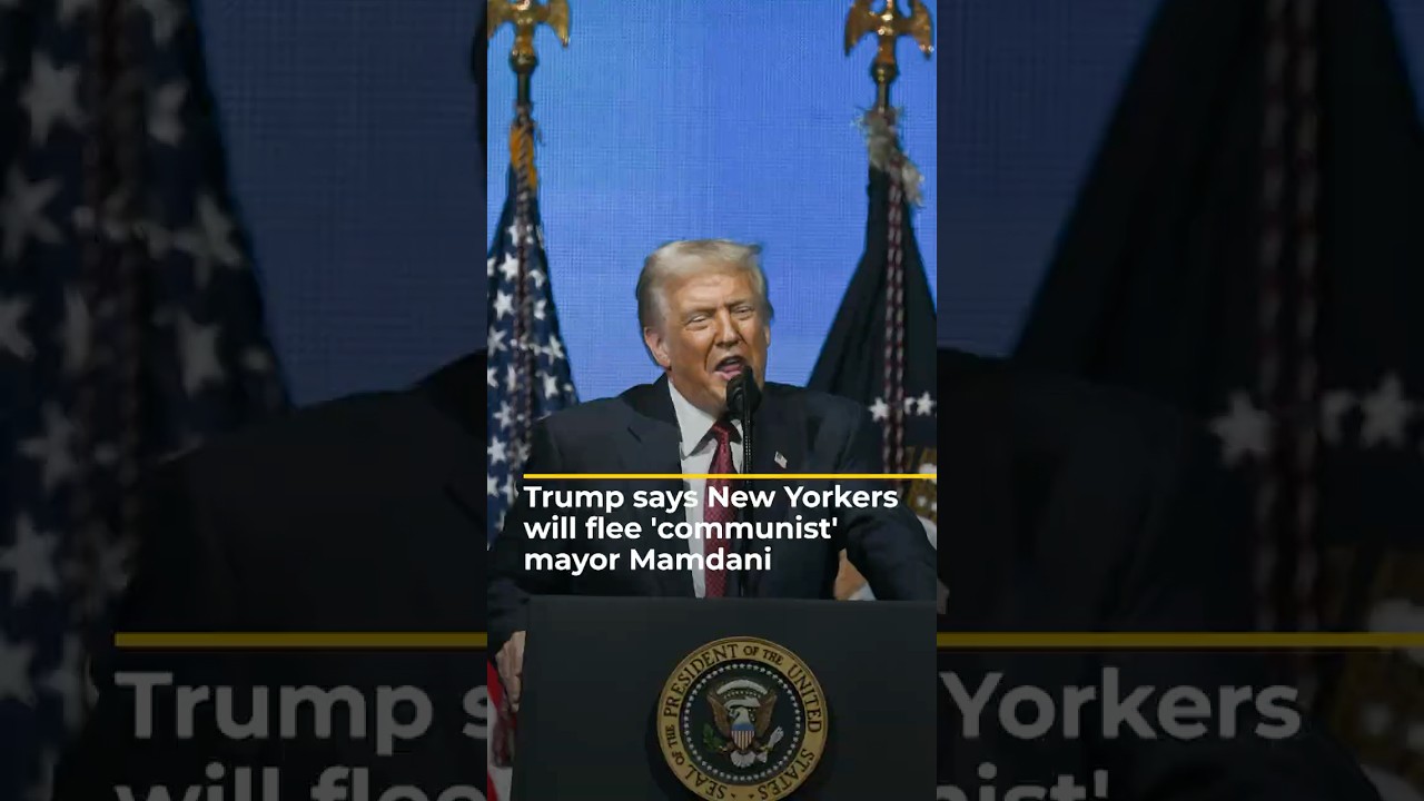 Trump says New Yorkers will flee city under 'communist' mayor Mamdani | AJ shorts