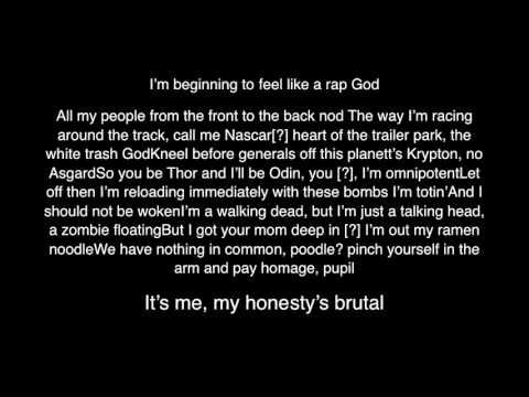 Eminem - Rap God (Lyrics) - YouTube