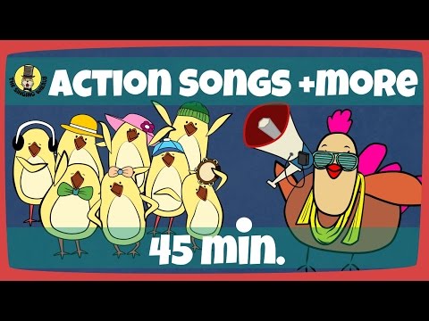 Kids Actions Songs | Kids Song Compilation | The Singing Walrus