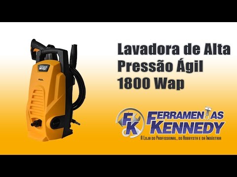 Lavadora De Alta Pressão 1300 Libras 127V Wap Ágil-Uso Hobby - Vídeo explicativo