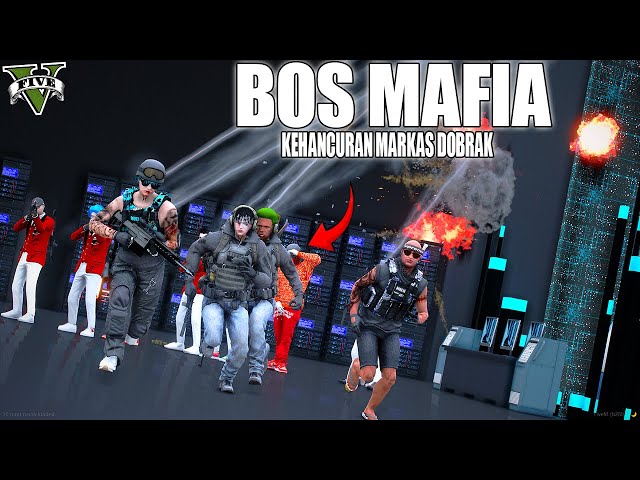 KEHANCURAN MARKAS DOBRAK !! BOS RED DEVIL ADALAH MANTAN KELUARGA JOHAN ?! GTA 5 ROLEPLAY