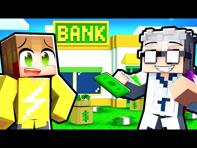 Professor Begint Een Bank In Minecraft (Survival)