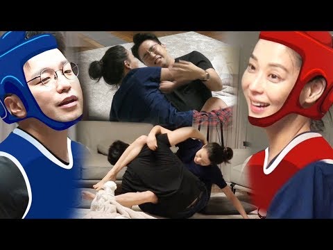 ‘UFC 빅 매치’ 한고은 VS 신영수, 남편 잡는 화려한 기술! @동상이몽2 - 너는 내 운명 59회 20180827
