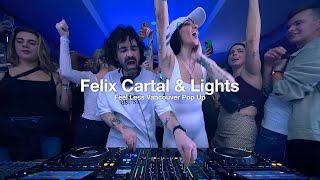 Felix Cartal x Lights - Feel Less Pop Up Party Live in Gastown, Vancouver