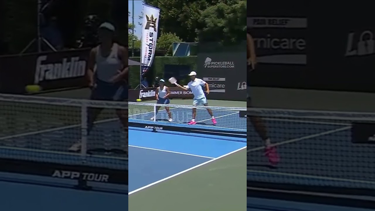 2024 The OWL APP Newport Beach Open I Oshiro/Howells vs. Fudge/Munro (1) #shorts #pickleball