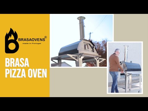 Wood-fired pizza oven BRASA a portable pizza oven for outdoor use