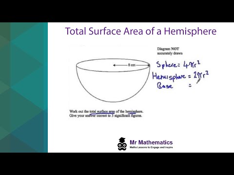 surface area of a sphere formula