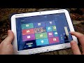 Panasonic Toughpad FZ-G1 - Outdoor-Action, dropped, frozen and baked...