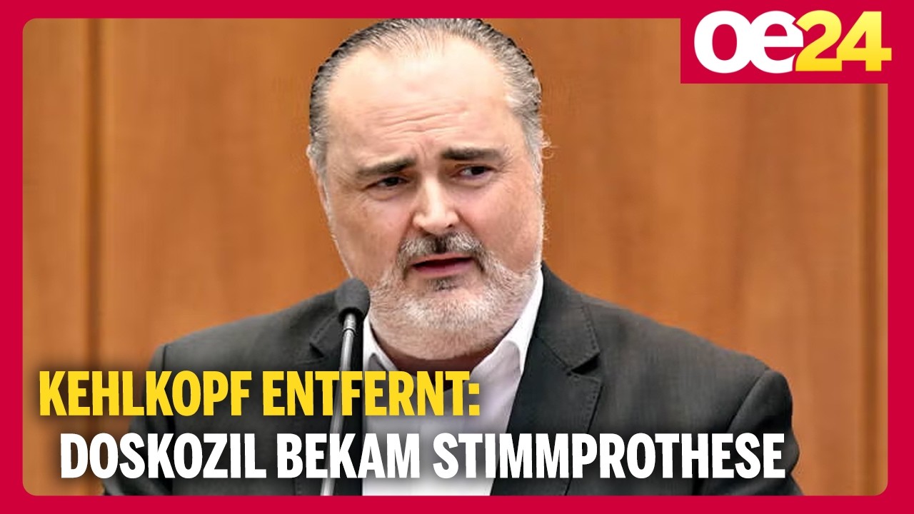 Kehlkopf entfernt: Doskozil bekam Stimmprothese