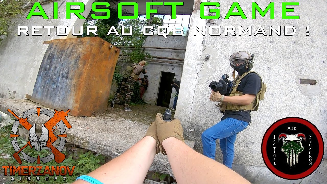 Airsoft Game #12 Retour au CQB Normand ! (L'usine) Feat Guns And Targets - HK416 & Glock 17 Marui