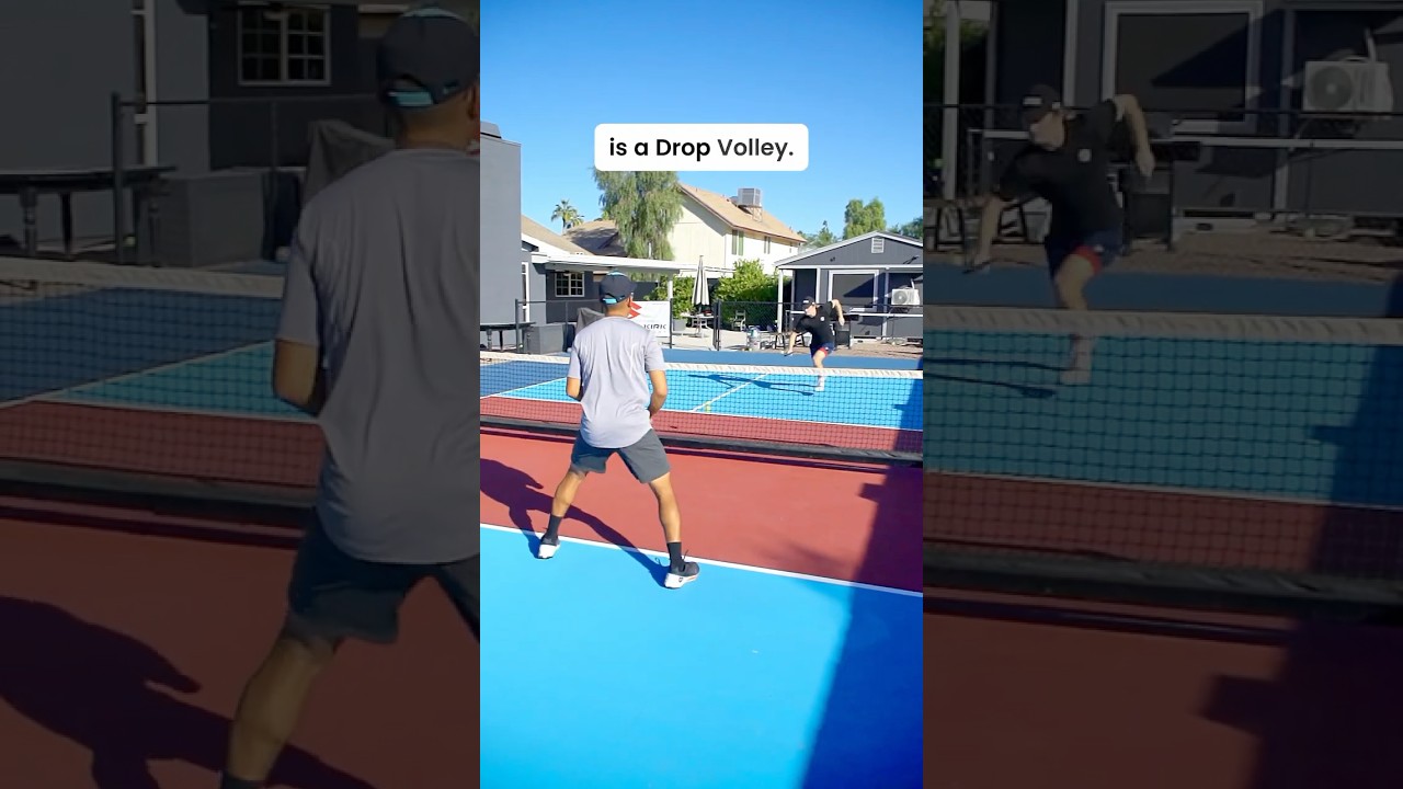How to Use The Drop Volley to Neutralize Bangers in Pickleball 5DayVIP.com #shorts #pickleball