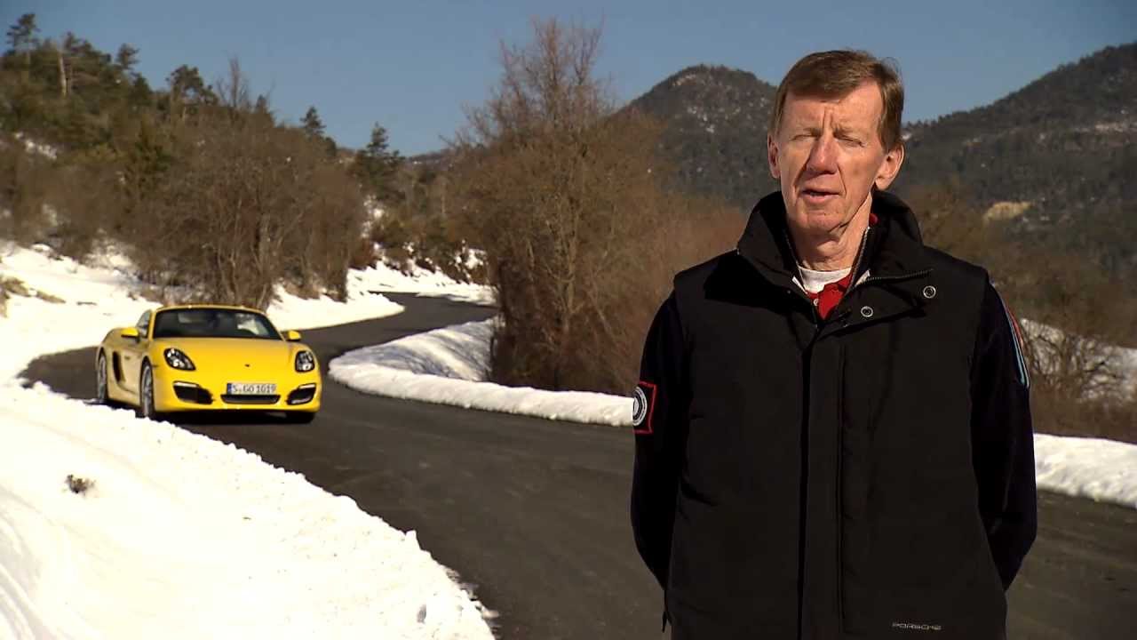Follow rally legend Walter Röhrl as he meets the new Porsche Boxster for the first time (video in German language). Location: a former special stage of the Rallye Monte Carlo. More information on http://www.porsche.com/boxster