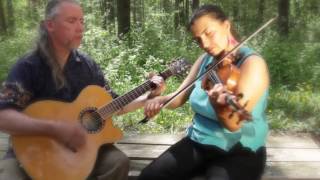 Steafan & Saskia (and Clan Hannigan) - Siobheann o domnhalls and AJ's jig (guitar and fiddle)