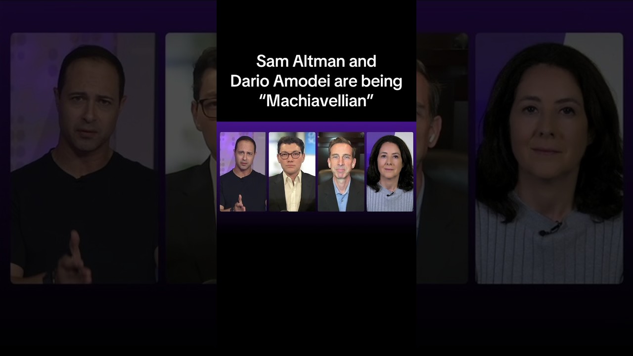 Sam Altman and Dario Amodei are being "machiavellian," analyst says.