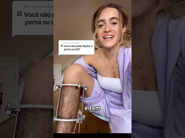 Por que tem tantos pelos na perna? 🤔