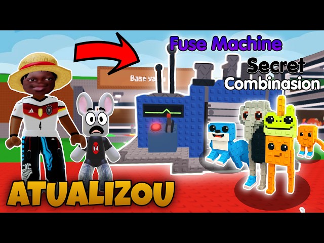 MÁQUINA DE FUSÃO! DRAGON CANELLONNI e LOS TUNTUNZITOS na ATUALIZAÇÃO do ROUBE O BRAINROT!