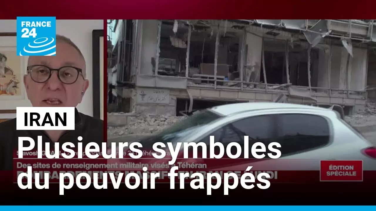 Plusieurs "symboles du pouvoir iranien" frappés • FRANCE 24