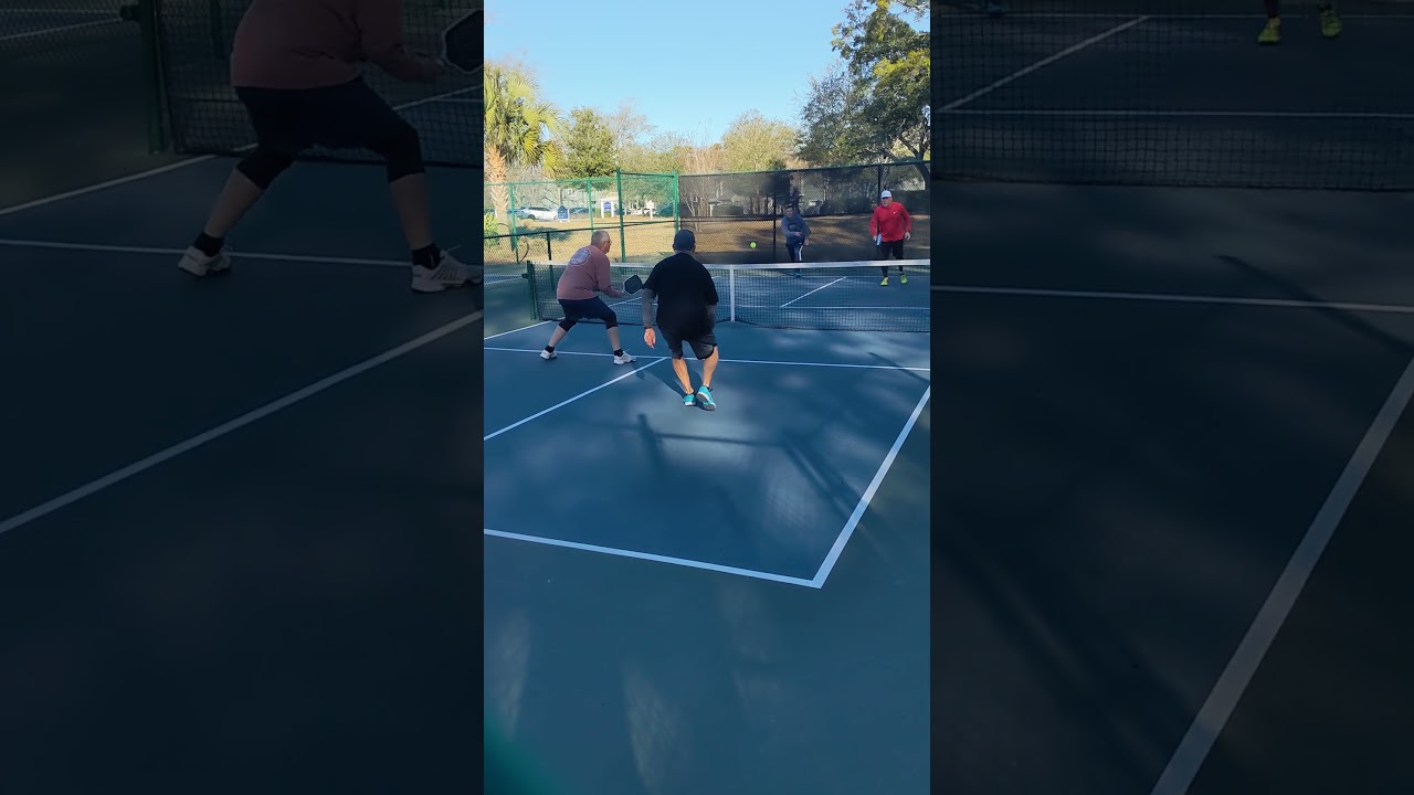 down the line #pickleballdoubles #pickleballrocks #tennis #badminton #pickleball