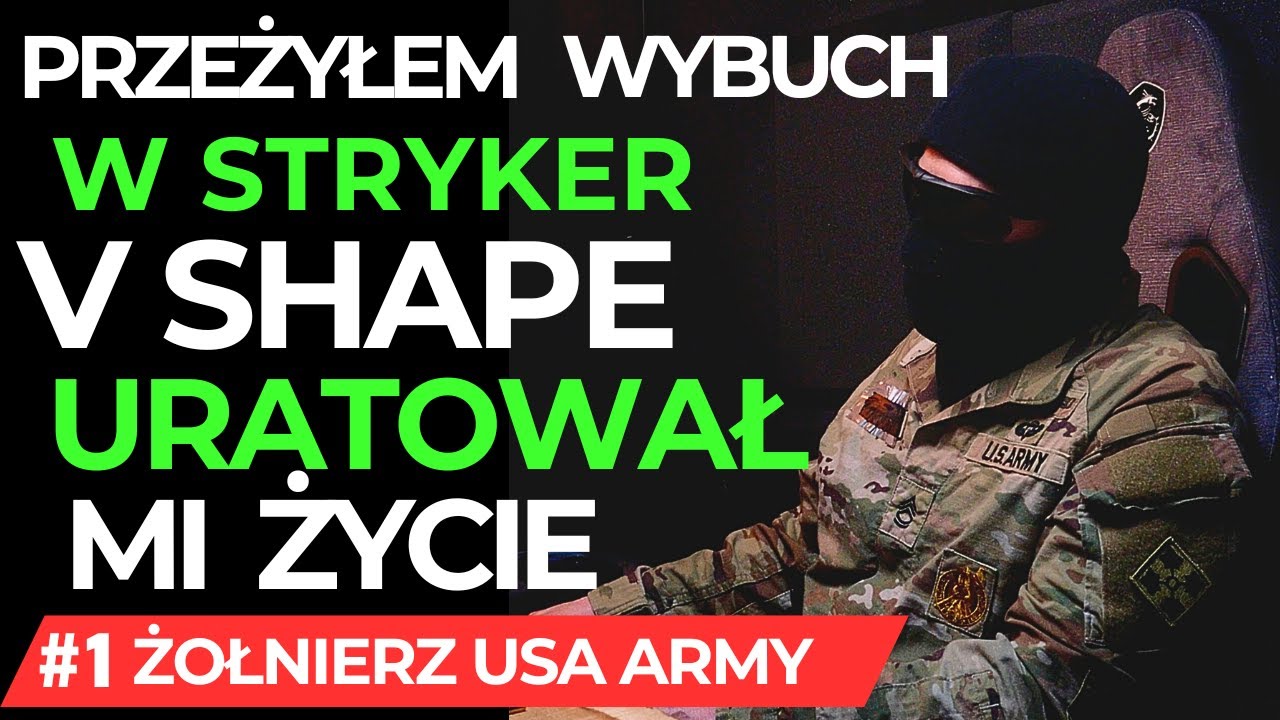 PRZEŻYŁEM WYBUCH W WOZIE STRYKER🎖️ ŻOŁNIERZ US.ARMY O RELACJACH POLSKIEJ I AMERYKAŃSKIEJ ARMI #1/3