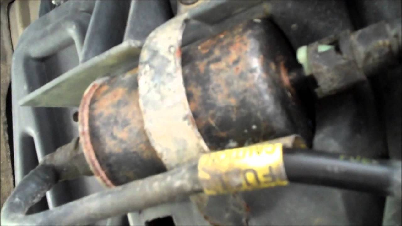 How to change fuel filter 1996 Chevy Express Van - YouTube 2000 jeep xj vacuum diagram 