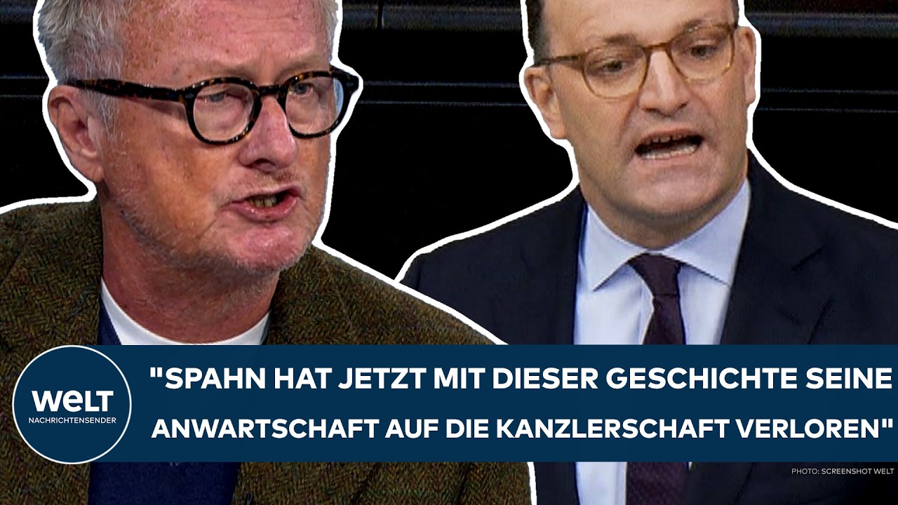 DEUTSCHLAND: Jens Spahn? "Die Migration hat seine ehemalige Kanzlerin Merkel zugelassen!" - Jörges