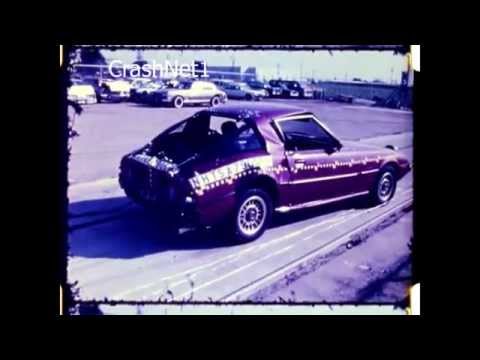 Test video srážky Mazda RX-7 SAFB 1978-1985