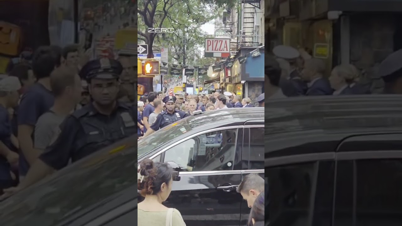 MACRON NA ULICACH NOWEGO JORKU