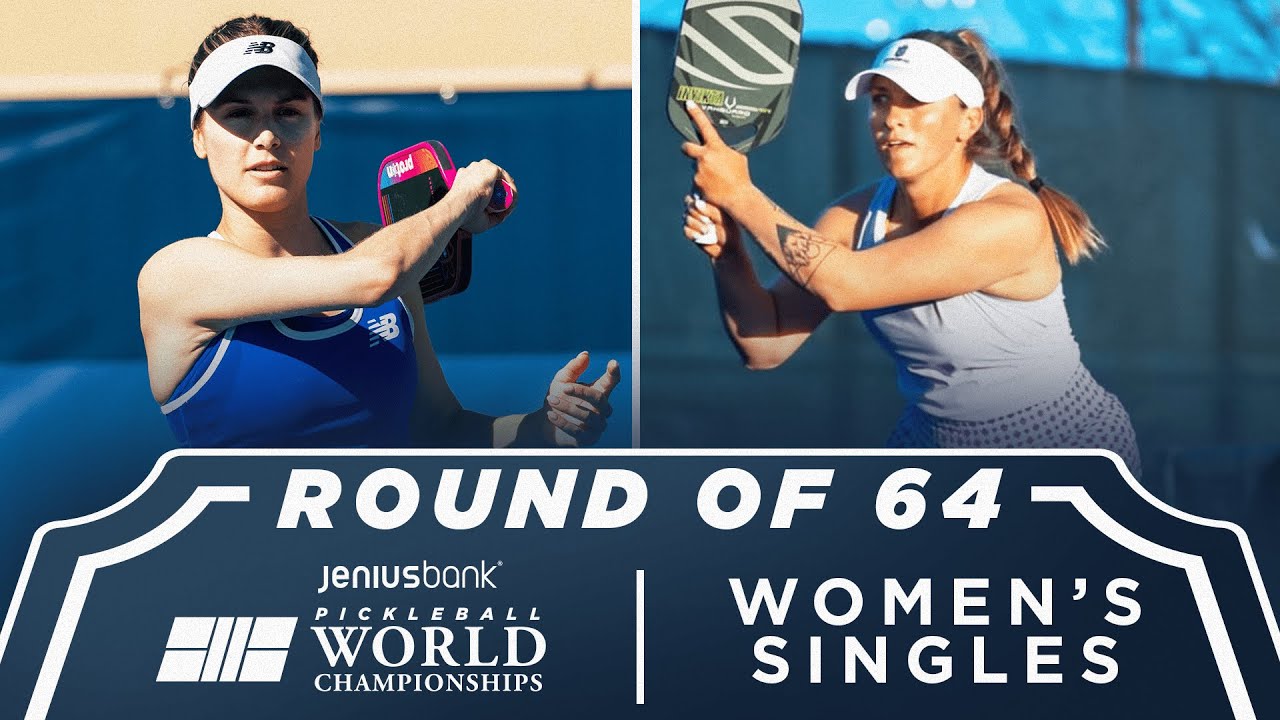 Genie Bouchard v Shea Donahue at the Jenius Bank Pickleball World Championships