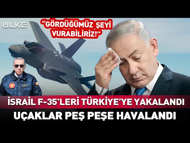 İsrail F-35'leri Türkiye'ye Yakalandı! Uçaklarımız Peş Peşe Havalandı #haber