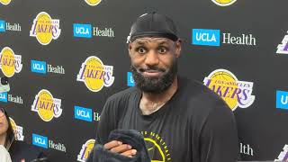 LeBron James Discusses How He Felt In Return To Practice, Lakers’ 10-4 Start To Season