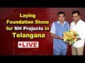 Gadkari lays Foundation for NH Projects in Telangana -  Live