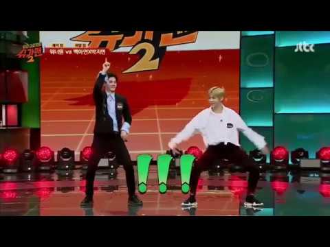 idols singing and dancing to red velvet bad boy