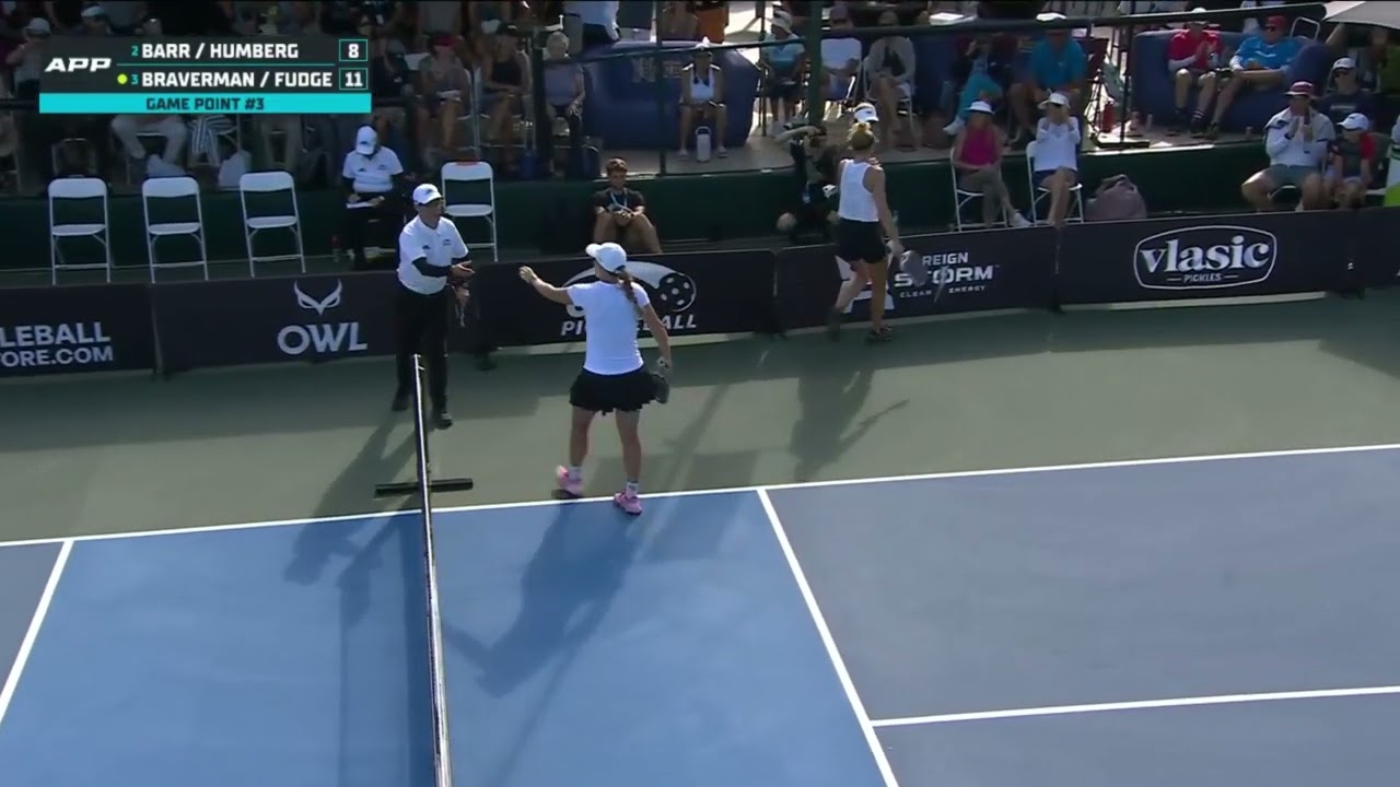 Humberg/Barr v Fudge/Braverman | Game Point | Women's Doubles | Pickleball | APP Tour