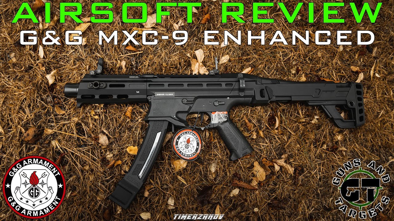 Airsoft Review #185 G&G MXC-9 Enhanced AEG G&G Armament (GUNS AND TARGETS) [FR]