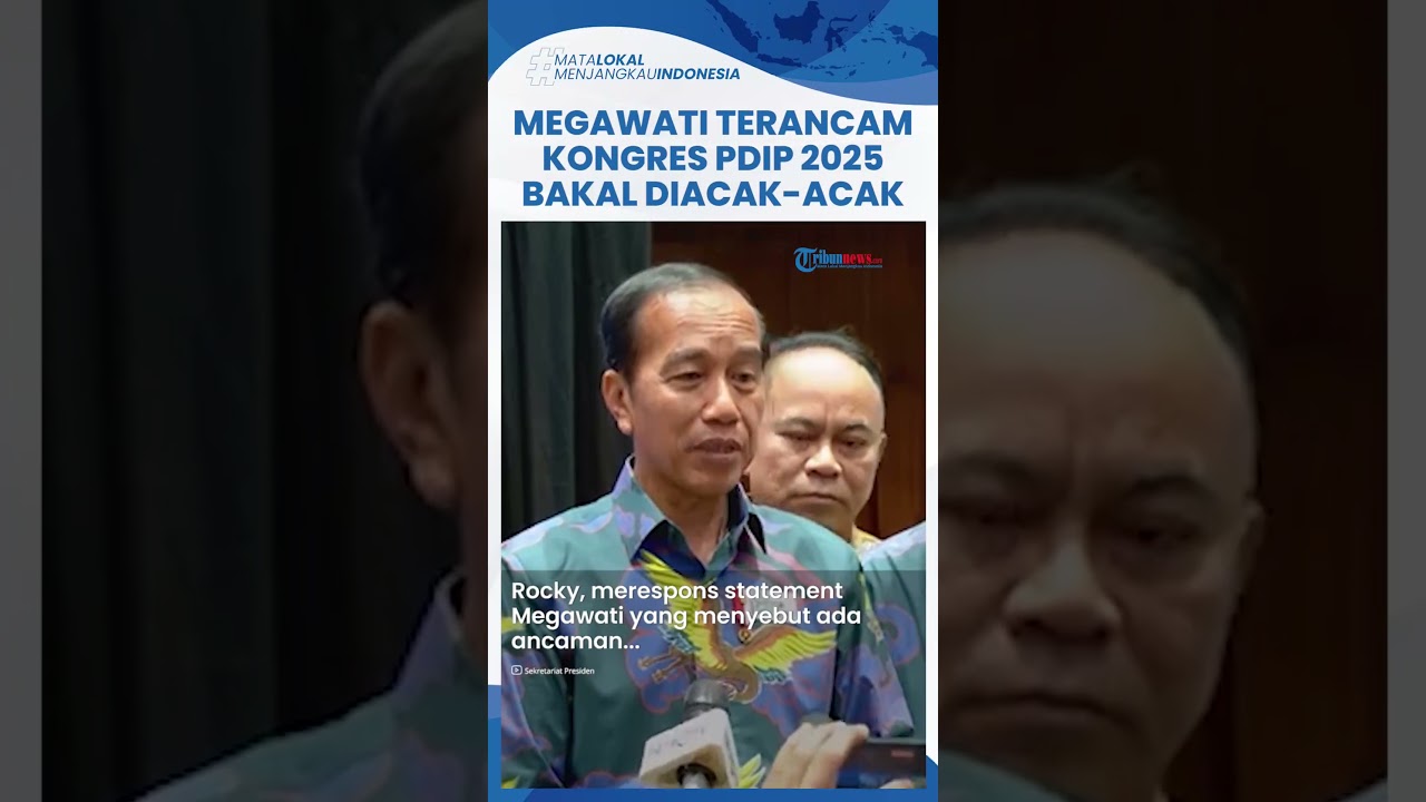 Megawati Sebut Kongres PDIP 2025 akan Diacak-acak, Rocky Gerung Sindir Jokowi Belum Kembalikan KTA