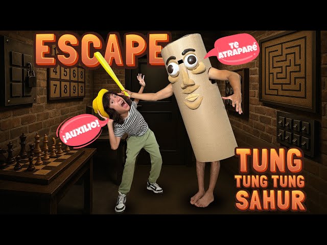 Escapa de TUNG TUNG TUNG SAHUR Italian Brainrot Resolviendo estos Dificiles ACERTIJOS