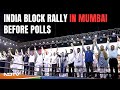 Bharat Jodo Nyay Yatra | After Rahul Gandhis Yatra, Big India Bloc Rally In Mumbai