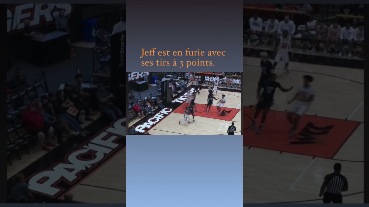 🛑Basketball 🏀 NCAA 🇺🇸 Jeff est en furie avec ses tirs à 3 points