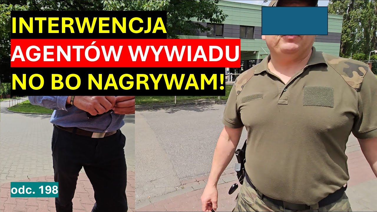 Co tu się stało? Osobliwa interwencja Agentów Wywiadu gdy filmuję obiekt AW w Warszawie. #198