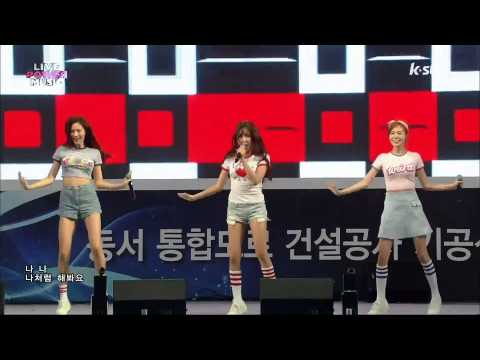 150818 라이브 파워 뮤직 : 오렌지 캬라멜(orange caramel) - 나처럼 해봐요(my copycat) @anqjq