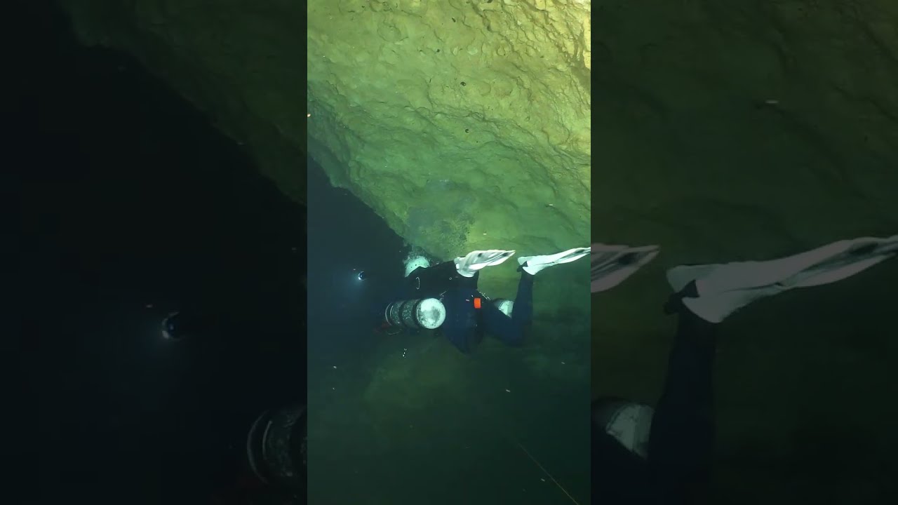 HUGE underwater cave!