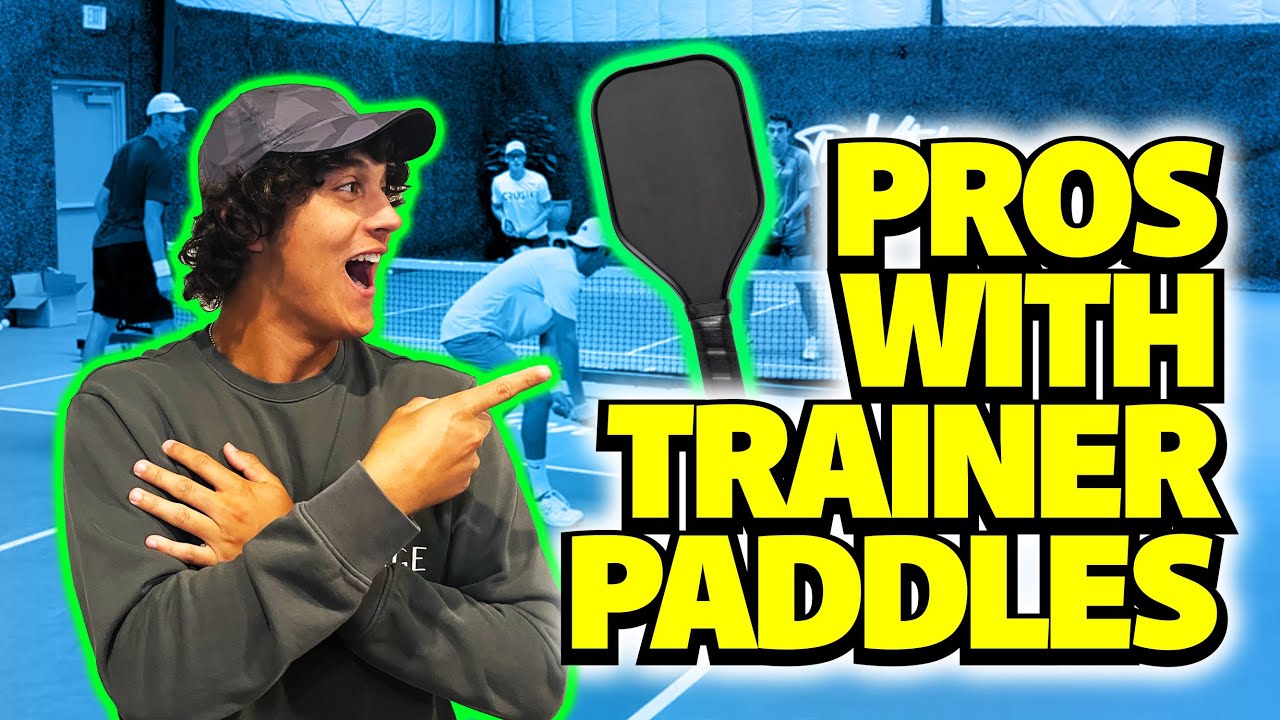 4 Pros Play with MINI Paddles