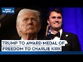 Trump To Posthumously Award Medal Of Freedom To Charlie Kirk After Fatal Utah Shooting