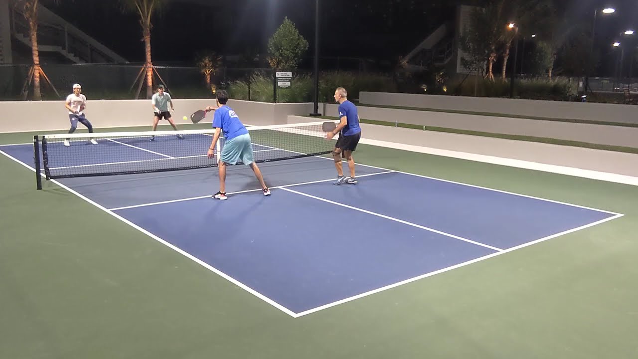 THESE TENNIS PLAYERS HIT TOO HARD! Pickleball Game at The Fort in Fort Lauderdale, FL