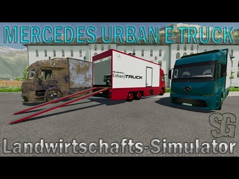 FS22 EDM Mercedes Urban E_Truck v1.0